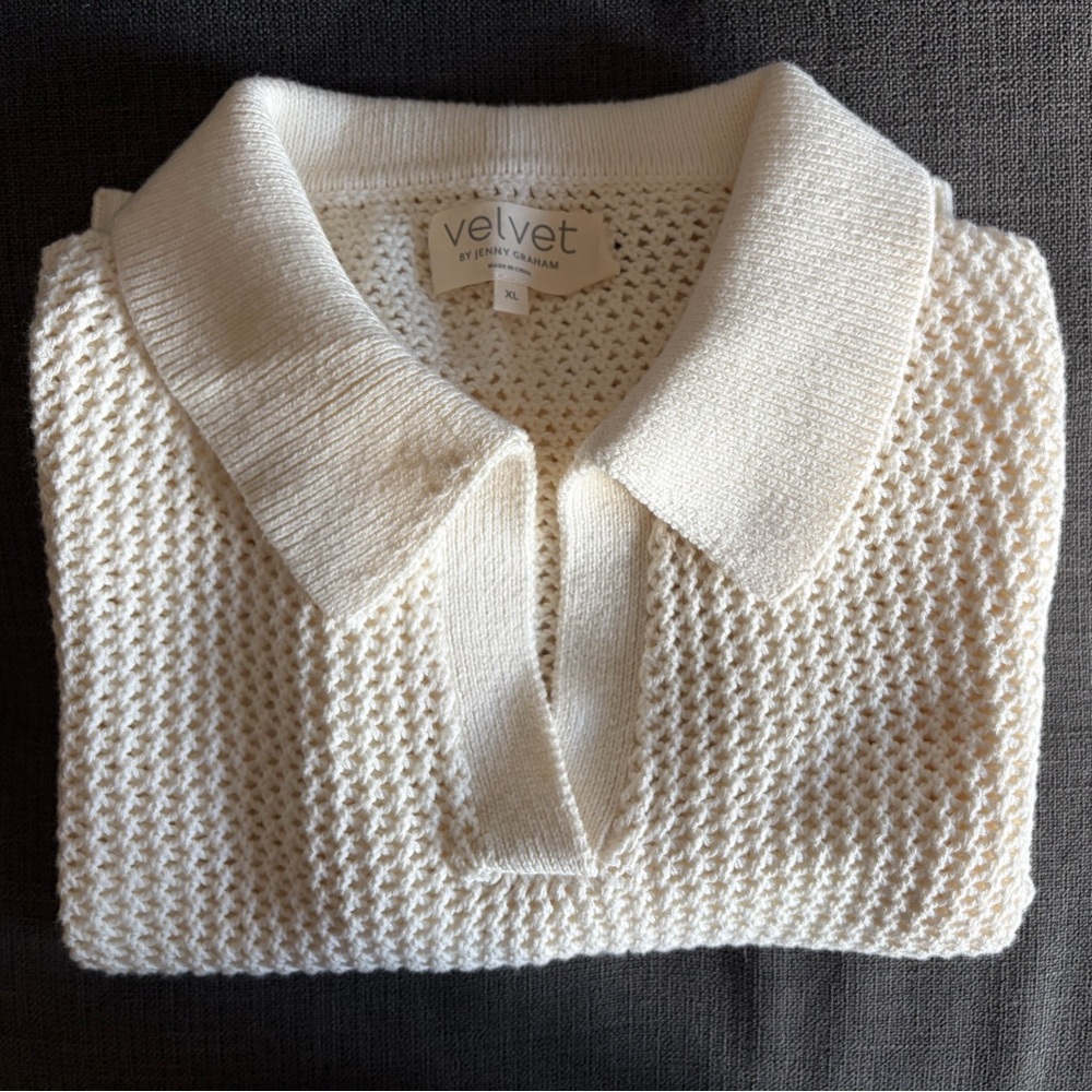Velvet by Graham & Spencer Women's Polo Neck Sweater Top
